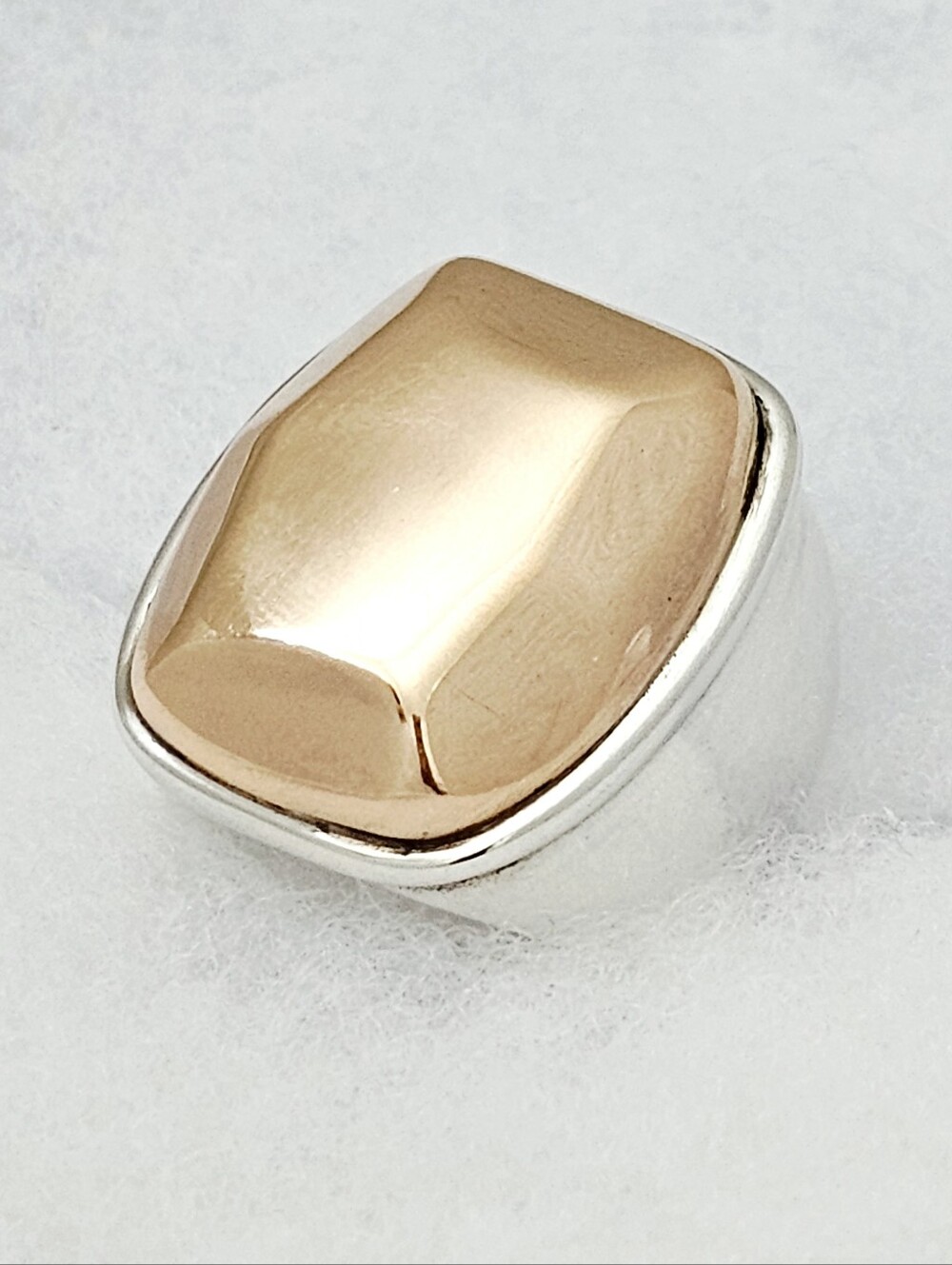 Silpada Very Rare Sterling Silver 'Rosy' Chunky Ring Size 8.5 R2869 HTF